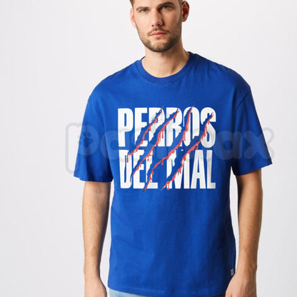 Perros del Mal Classic Logo T-Shirt – Retro Mexican Wrestling Rudos Emblem Graphic Tee-Pasimax