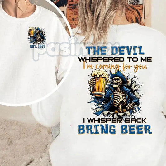 Personalized Year 1965-1980 The Devil I'm Coming For You Generation X Sweatshirt | Gen X Pride Nostalgia Jumper | Rebel Attitude Gift-Pasimax