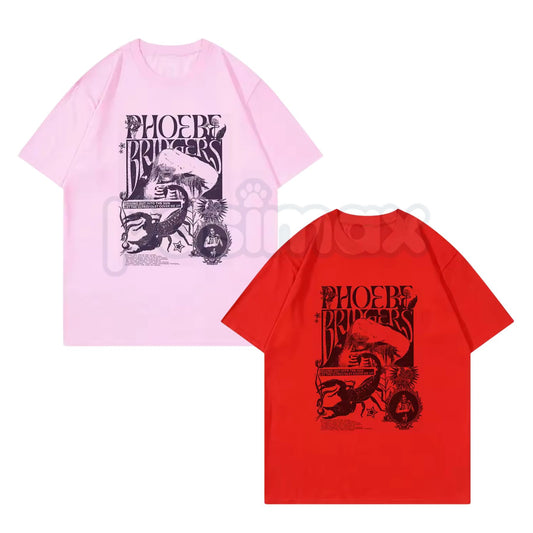 Phoebe Bridgers Tour Graphic T-Shirt – Women's Harajuku Streetwear Vintage Music Tee-Pasimax