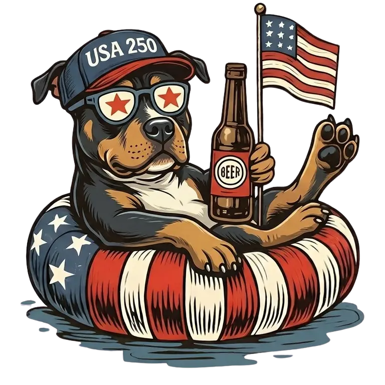 Comfort Colors® 250th Anniversary Dachshund 4th of July T-Shirt – Funny Patriotic Dog Lover Tee, Semiquincentennial USA 1776–2026 Shirt, Wiener Dog Independence Day Gift