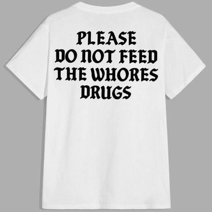 "Please Do Not Feed" Funny Graphic Tee - Sarcastic "The Animals" Shirt, Zoo Humor Apparel-Pasimax
