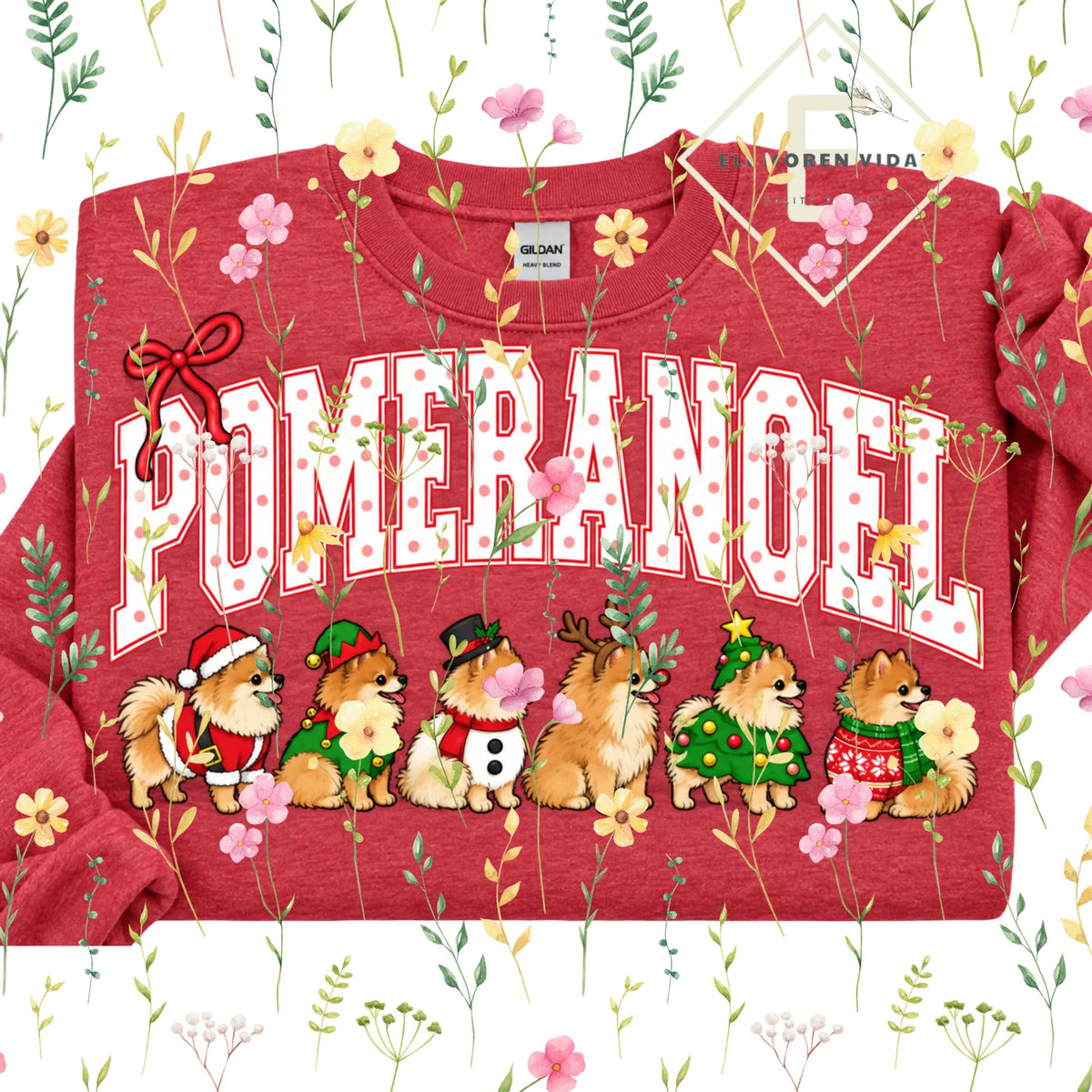 Christmas 30+ Dog Breed Sweatshirt | Merry Dogmas Holly Xmas Crewneck