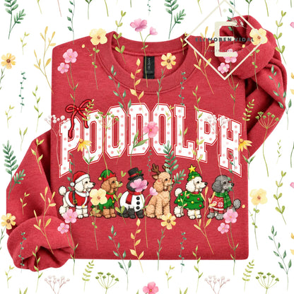 Christmas 30+ Dog Breed Sweatshirt | Merry Dogmas Holly Xmas Crewneck
