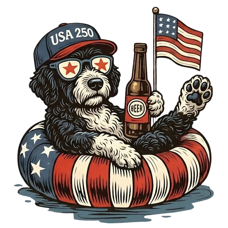 Comfort Colors® 250th Anniversary Dachshund 4th of July T-Shirt – Funny Patriotic Dog Lover Tee, Semiquincentennial USA 1776–2026 Shirt, Wiener Dog Independence Day Gift