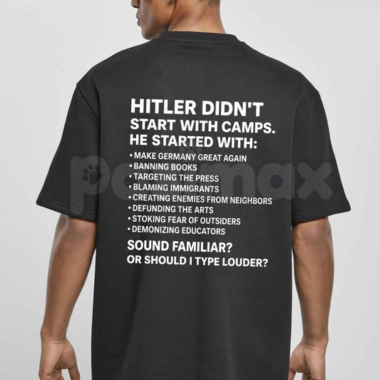 Power and Propaganda Statement Shirt – Funny Political Satire Graphic Tee, Sarcastic Media Control Unisex Cotton Streetwear Shirt-Pasimax