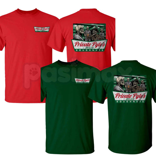 Private Pyle's Jelly Doughnuts T-Shirt – Funny Military Movie Quote Patriotic Unisex Cotton Tee-Pasimax