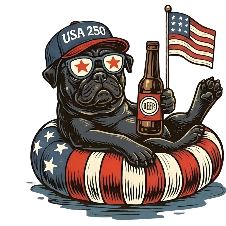 Comfort Colors® 250th Anniversary Dachshund 4th of July T-Shirt – Funny Patriotic Dog Lover Tee, Semiquincentennial USA 1776–2026 Shirt, Wiener Dog Independence Day Gift