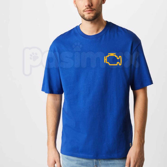 Pure Check Engine Light T-Shirt – Funny Car Mechanic Automotive Unisex Graphic Tee-Pasimax