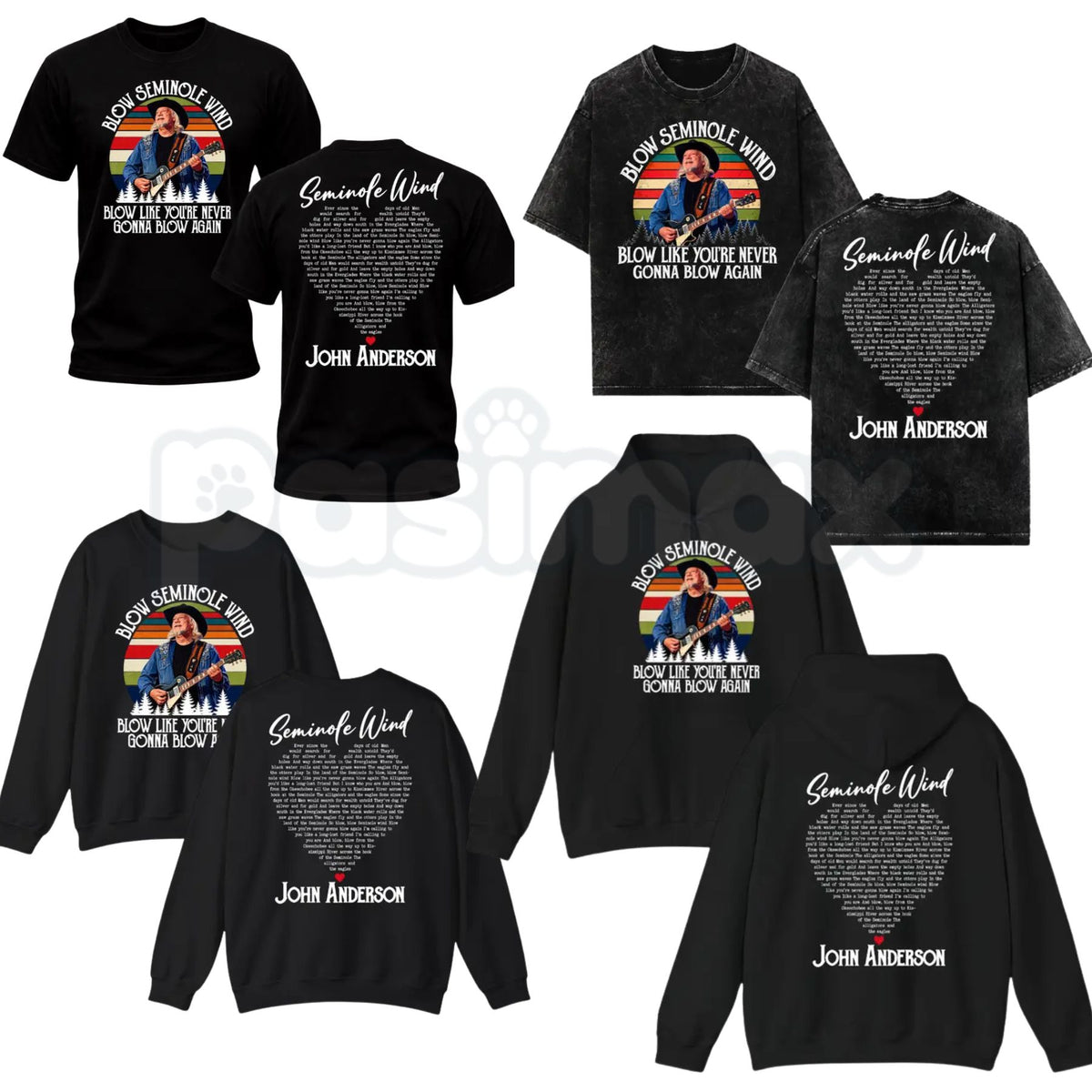 RIP John Anderson Seminole Wind Shirt – 1954-2026 Memorial Tribute Hoodie & Country Legend Sweatshirt-Pasimax