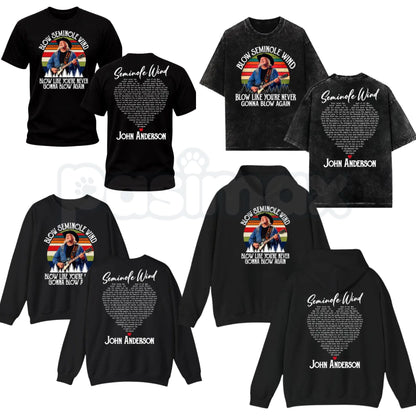 RIP John Anderson Seminole Wind Shirt – 1954-2026 Memorial Tribute Hoodie & Country Legend Sweatshirt-Pasimax