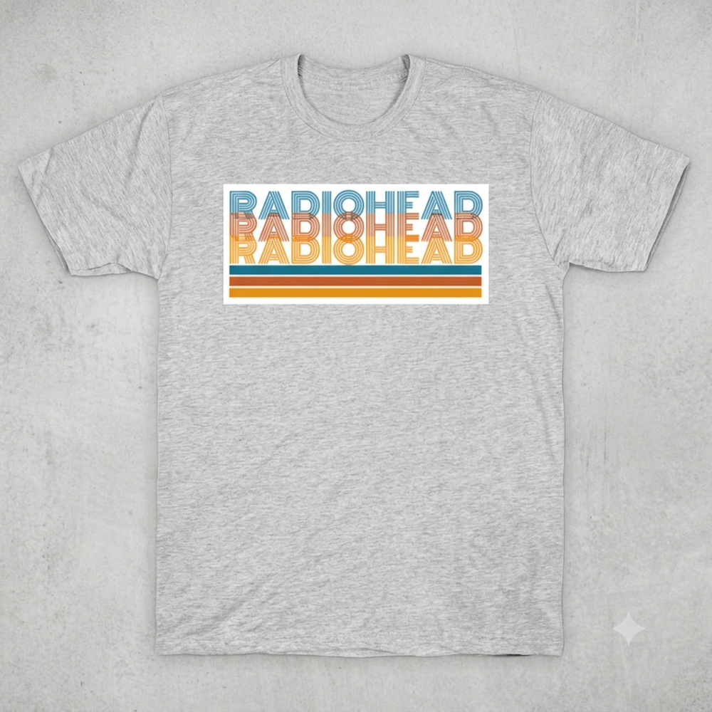 Radiohead Vintage Band Shirt | Retro 90s Indie Rock Tee – Pasimax
