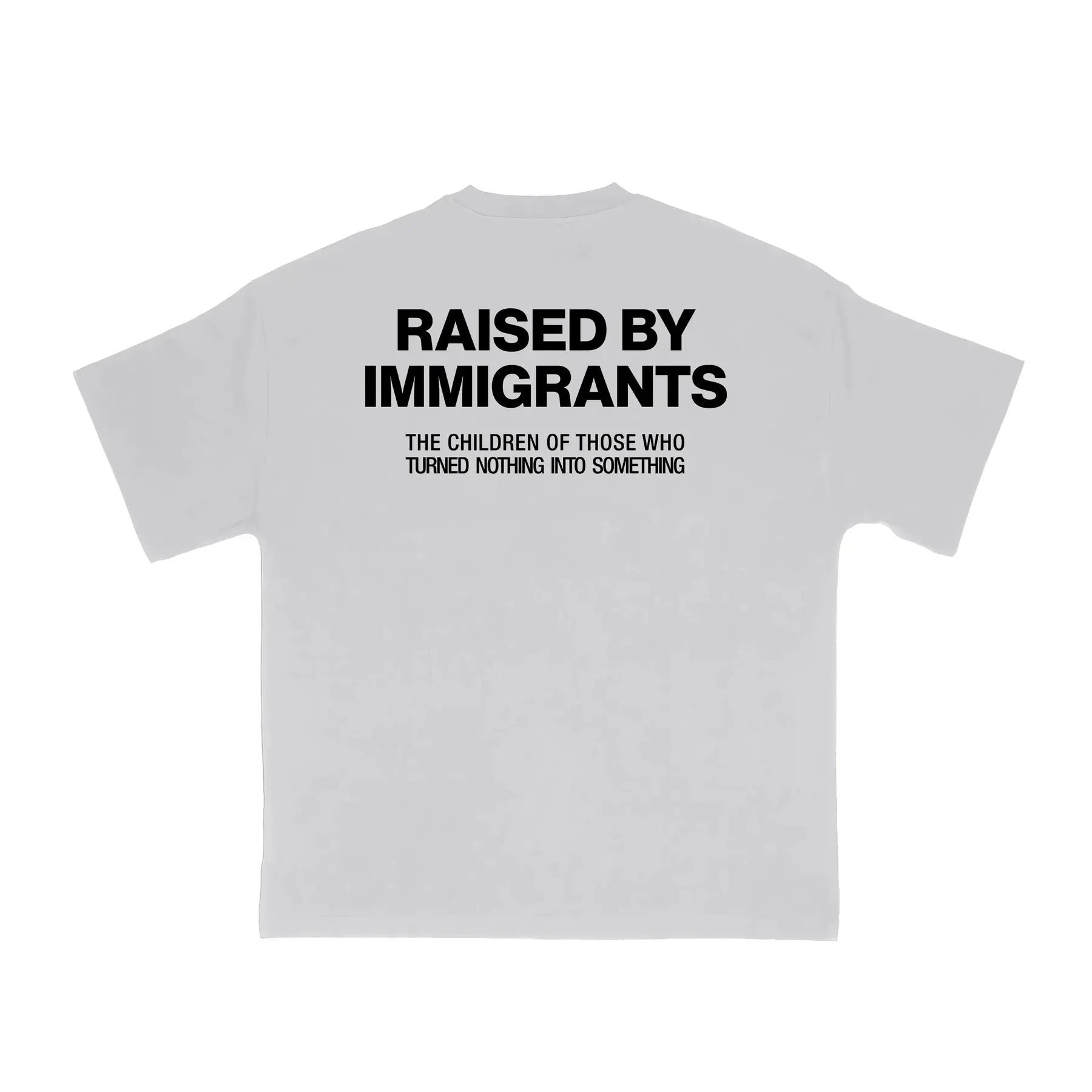 "Raised by Immigrants" Statement Tee - Empowering T-Shirt, Mexican Heritage Apparel-Pasimax