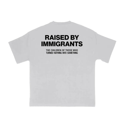 "Raised by Immigrants" Statement Tee - Empowering T-Shirt, Mexican Heritage Apparel-Pasimax