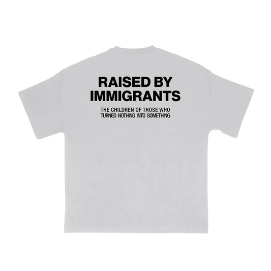 "Raised by Immigrants" Statement Tee - Empowering T-Shirt, Mexican Heritage Apparel-Pasimax