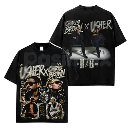 Raymond & Brown "R&B" Tour Graphic T-Shirt – Classic Music Legacy Unisex Crewneck Tee-Pasimax
