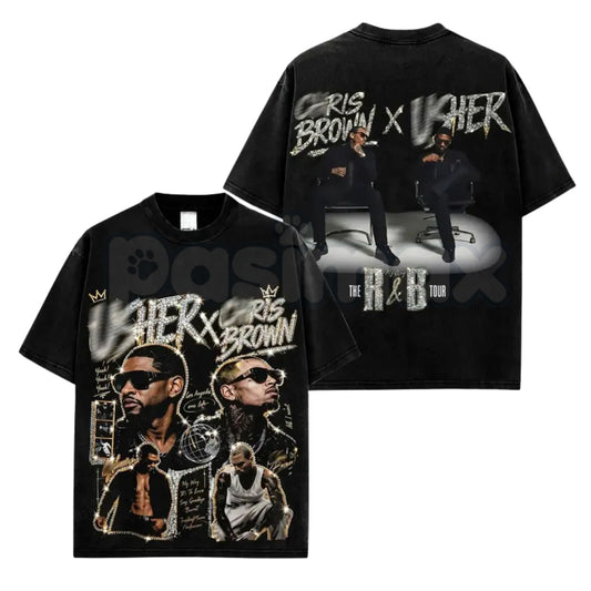 Raymond & Brown "R&B" Tour Graphic T-Shirt – Classic Music Legacy Unisex Crewneck Tee-Pasimax