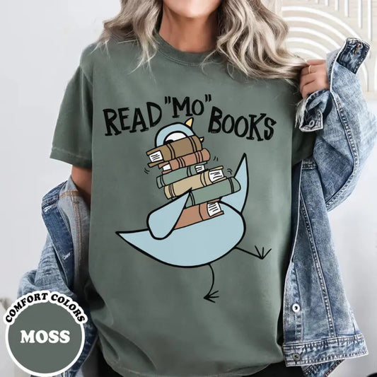 "Read Children's Books" Teacher T-Shirt - Comfort Colors Read Shirt, Back to School Apparel-Pasimax