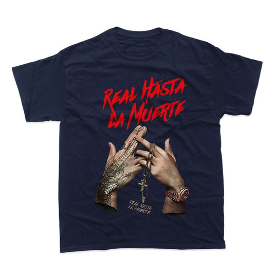 "Real Hasta La Muerte" Unisex T-Shirt - Bold Anuel AA Streetwear Graphic, Latin Trap Music Merch-Pasimax