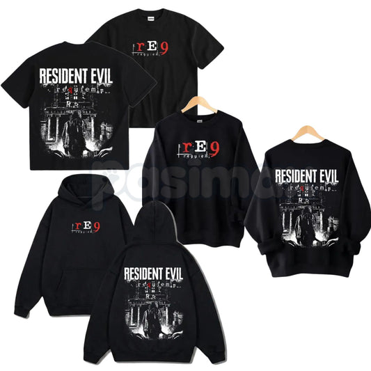 Resident Evil Requiem – Vintage Distressed Leon Kennedy Fan Hoodie, Sweatshirt & Limited Cotton T-Shirt-Pasimax