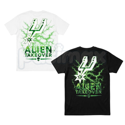 Retro "Alien Takeover" T-Shirt – Vintage Sci-Fi UFO Extraterrestrial Graphic Tee-Pasimax