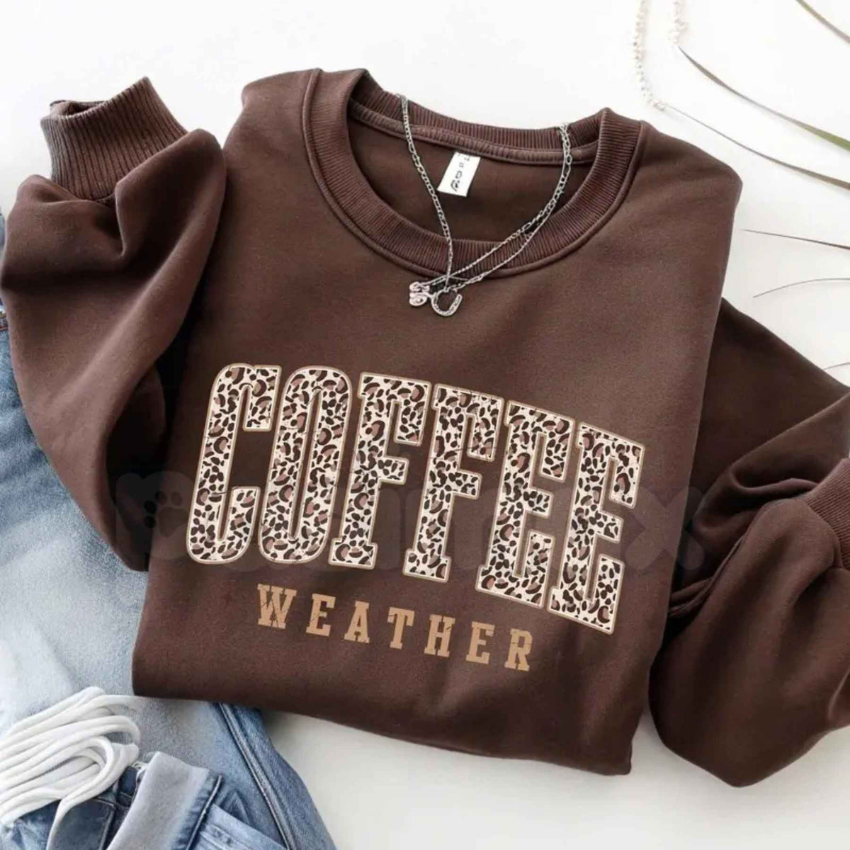 Retro Coffee Weather Sweatshirt | Pumpkin Spice Fall Coffee Lover Top-Pasimax