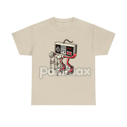 Retro Gaming Pattern T-Shirt - Fun Old Video Game Console Design, Nostalgic Gamer Tee-Pasimax