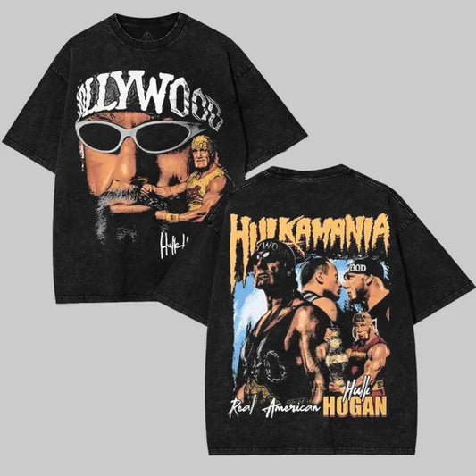 Retro NWO Hulk Hogan T-Shirt - Vintage Wrestling Tee, NWO 90s WWF Throwback-Pasimax