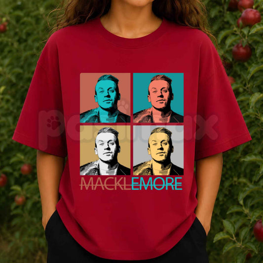 Retro Pop Art Macklemore Bold Moves T-Shirt – Hip Hop Pop Culture Unisex Tee-Pasimax