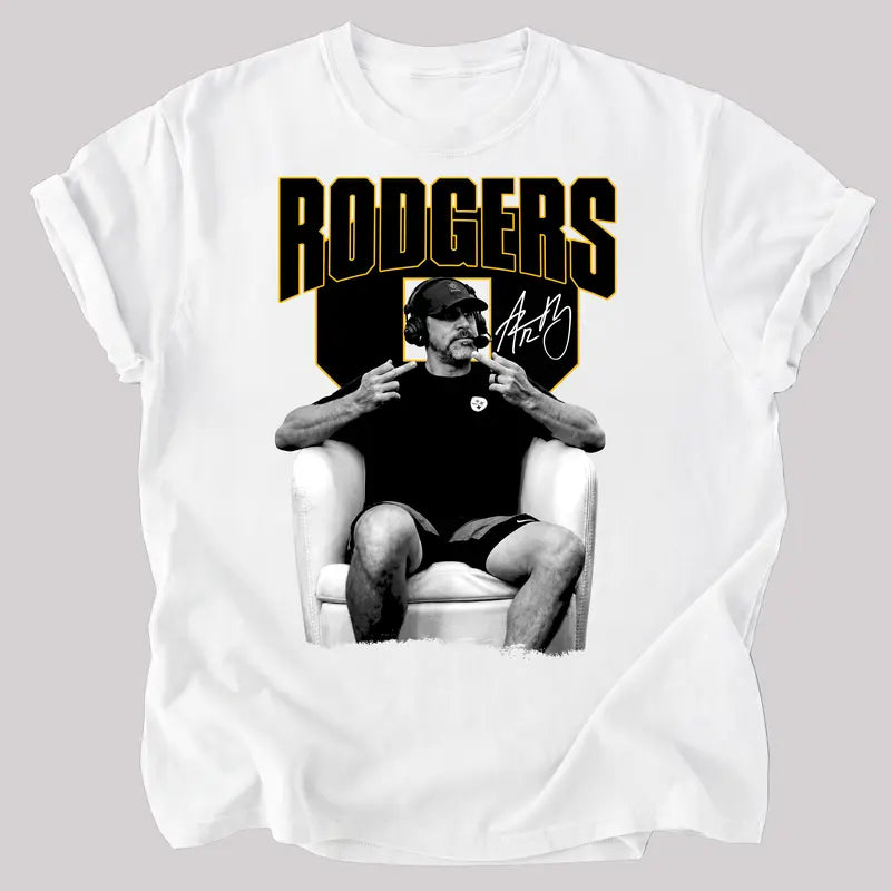Rodgers Fck Hands Pittsburgh Football T-Shirt – Uncensored Game Day Unisex Cotton Graphic Tee-Pasimax