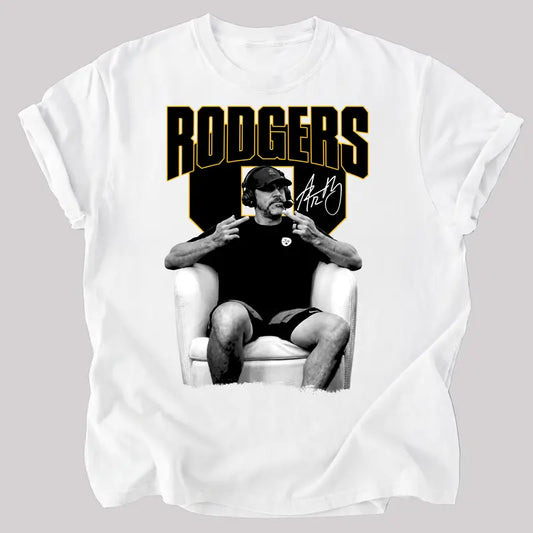 Rodgers Fck Hands Pittsburgh Football T-Shirt – Uncensored Game Day Unisex Cotton Graphic Tee-Pasimax