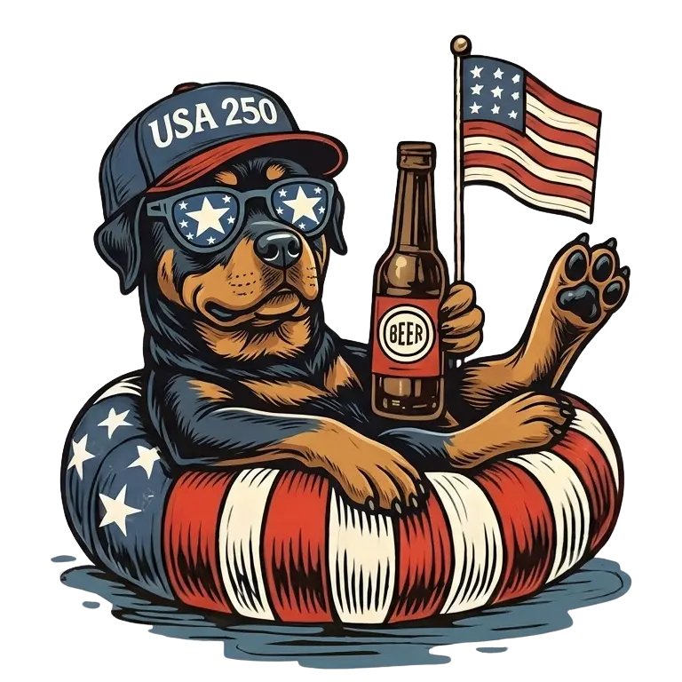 Comfort Colors® 250th Anniversary Dachshund 4th of July T-Shirt – Funny Patriotic Dog Lover Tee, Semiquincentennial USA 1776–2026 Shirt, Wiener Dog Independence Day Gift