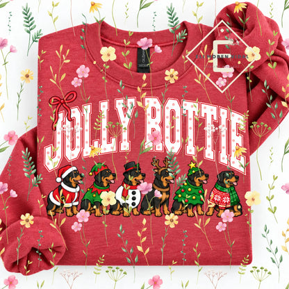 Christmas 30+ Dog Breed Sweatshirt | Merry Dogmas Holly Xmas Crewneck