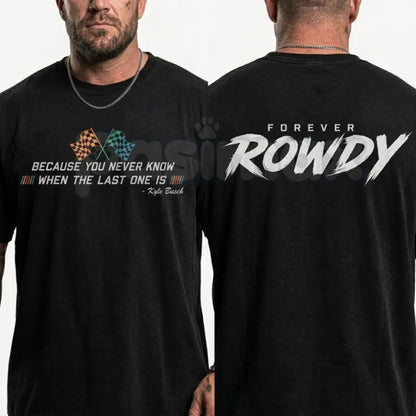 "Rowdy" KB Tribute Racing T-Shirt – Vintage Legend Memorial Motorsports Fan Graphic Tee-Pasimax
