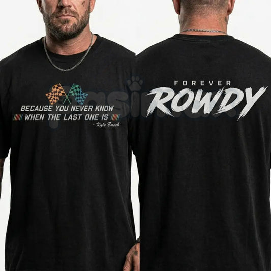 "Rowdy" KB Tribute Racing T-Shirt – Vintage Legend Memorial Motorsports Fan Graphic Tee-Pasimax