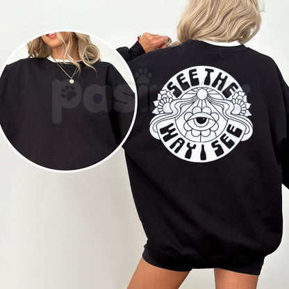 STWIS Logo Vintage Sweatshirt | Retro Brand Graphic Crewneck-Pasimax