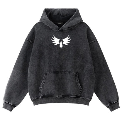 Sanguinius, Primarch of Blood Angels Hoodie – New Washed Fabric Pullover for Wargame Fans & Warhammer Collectors-Pasimax