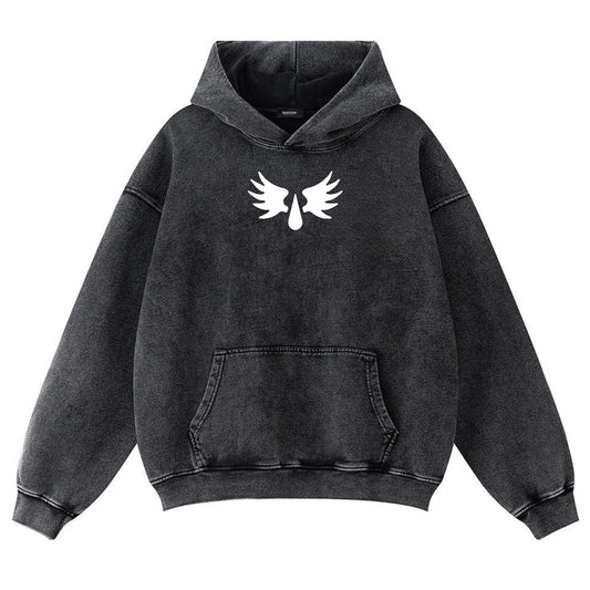 Sanguinius, Primarch of Blood Angels Hoodie – New Washed Fabric Pullover for Wargame Fans & Warhammer Collectors-Pasimax