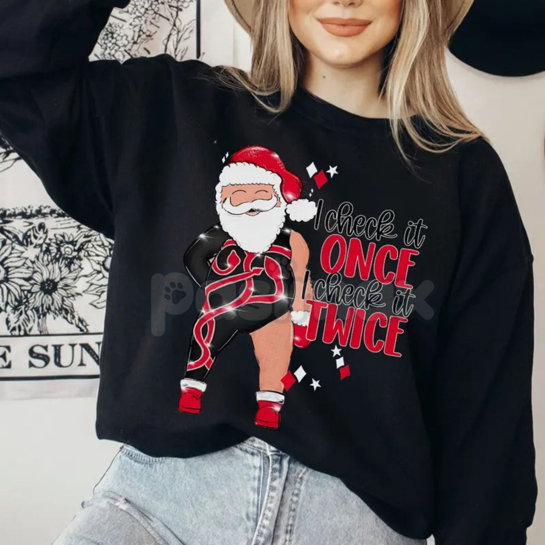 【Workshop Santa・Checking It Twice】他1点 Santa I Check It Twice Era Sweatshirt – Pasimax