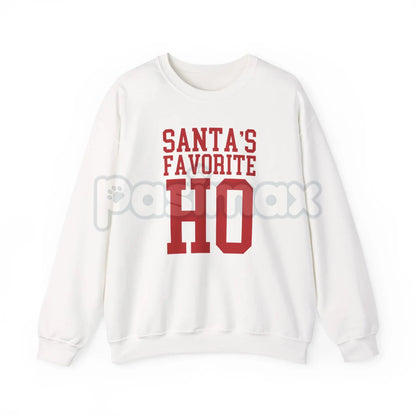 Santa’s Favorite Ho Cozy Christmas Crewneck | Funny Viral Holiday Sweatshirt for Women | Adult Humor Xmas Jumper-Pasimax