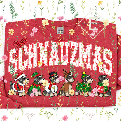 Christmas 30+ Dog Breed Sweatshirt | Merry Dogmas Holly Xmas Crewneck