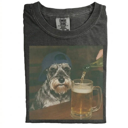 Comfort Colors® Custom Dog Breeds Beer T-Shirt – Vintage 90s Funny Edgy Dog Meme Tee, Aesthetic Brewery Lover Dog Dad Gift Shirt