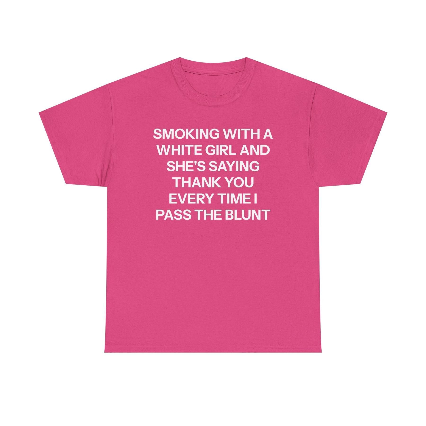 "She's Saying Thank You" T-Shirt - Funny Internet Meme Tee, Viral Humor Graphic Shirt-Pasimax