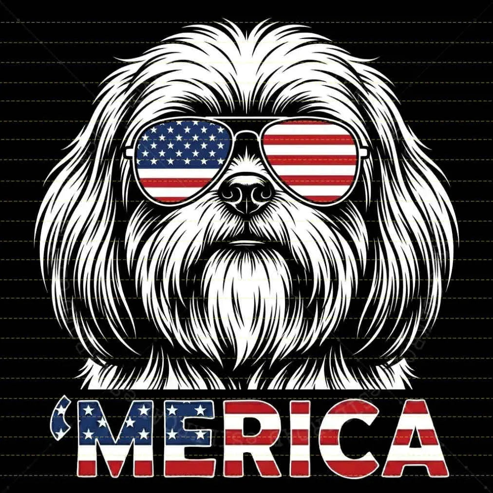 Comfort Colors® Vintage Dog 4th of July T-Shirt – Retro Patriotic Puppy Graphic Tee, Aesthetic Red White and Blue Dog Mom Dad Independence Day Top