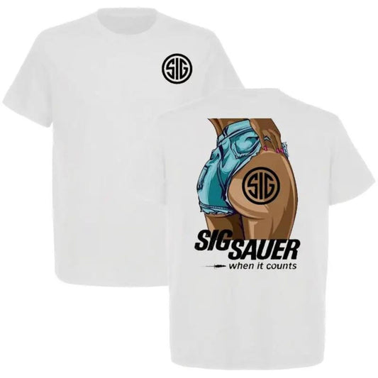 Sig Sauer Tactical Lifestyle T-Shirt - Unisex Tactical Apparel, Classic American Style, Gift for Dad-Pasimax