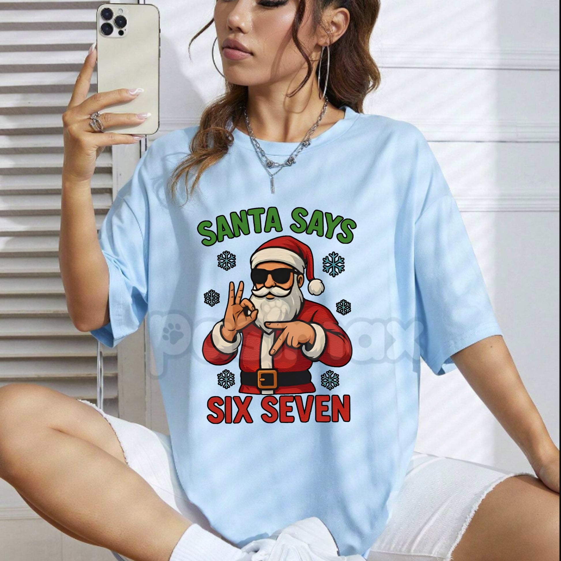 Six Seven T-Shirt (6-7 Meme) - Viral Height Joke Tee, Funny Trending Slogan Shirt, Unisex Humorous Apparel-Pasimax