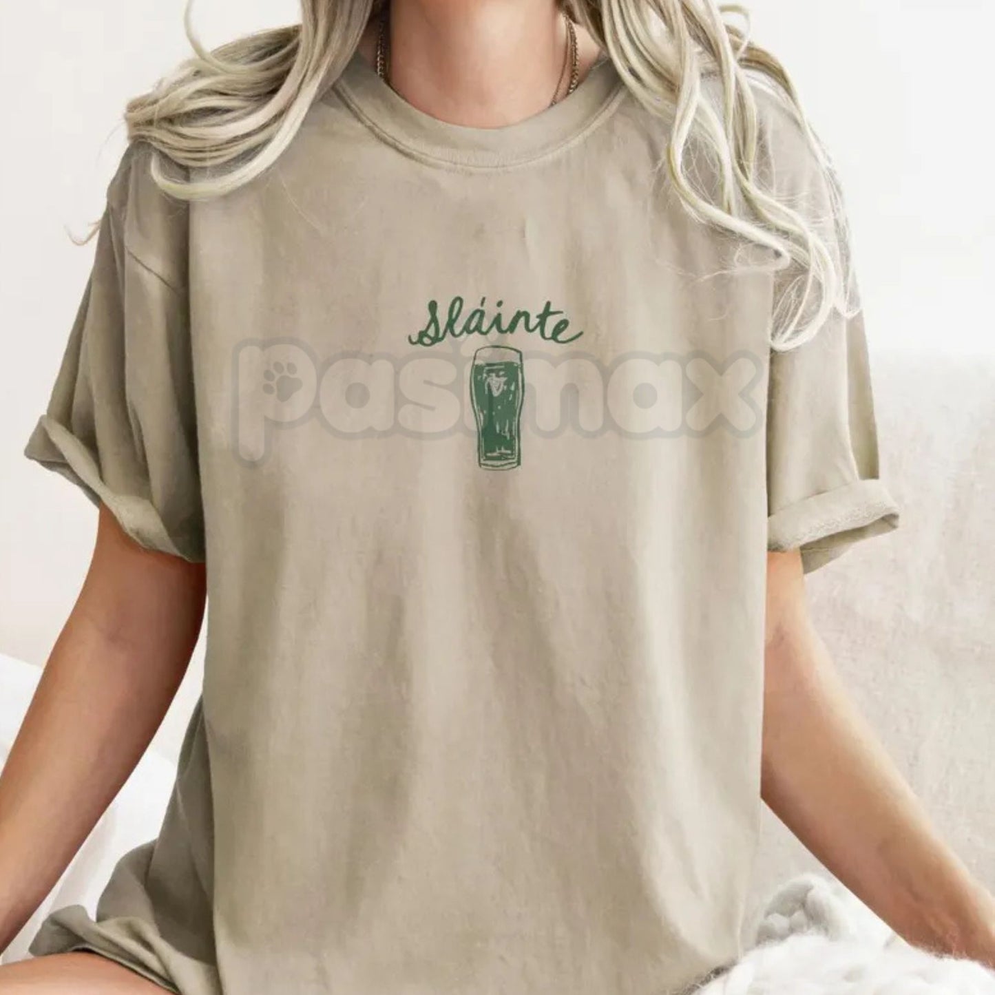 Sláinte Guinness Irish Beer T-Shirt - Classic St. Patrick's Day Stout Graphic Tee, Premium 100% Cotton Gaelic Toast Shirt, Official Style Guinness Fan Apparel, Authentic Irish Pub Culture Top, Vintage Beverage Logo Inspired Tee-Pasimax