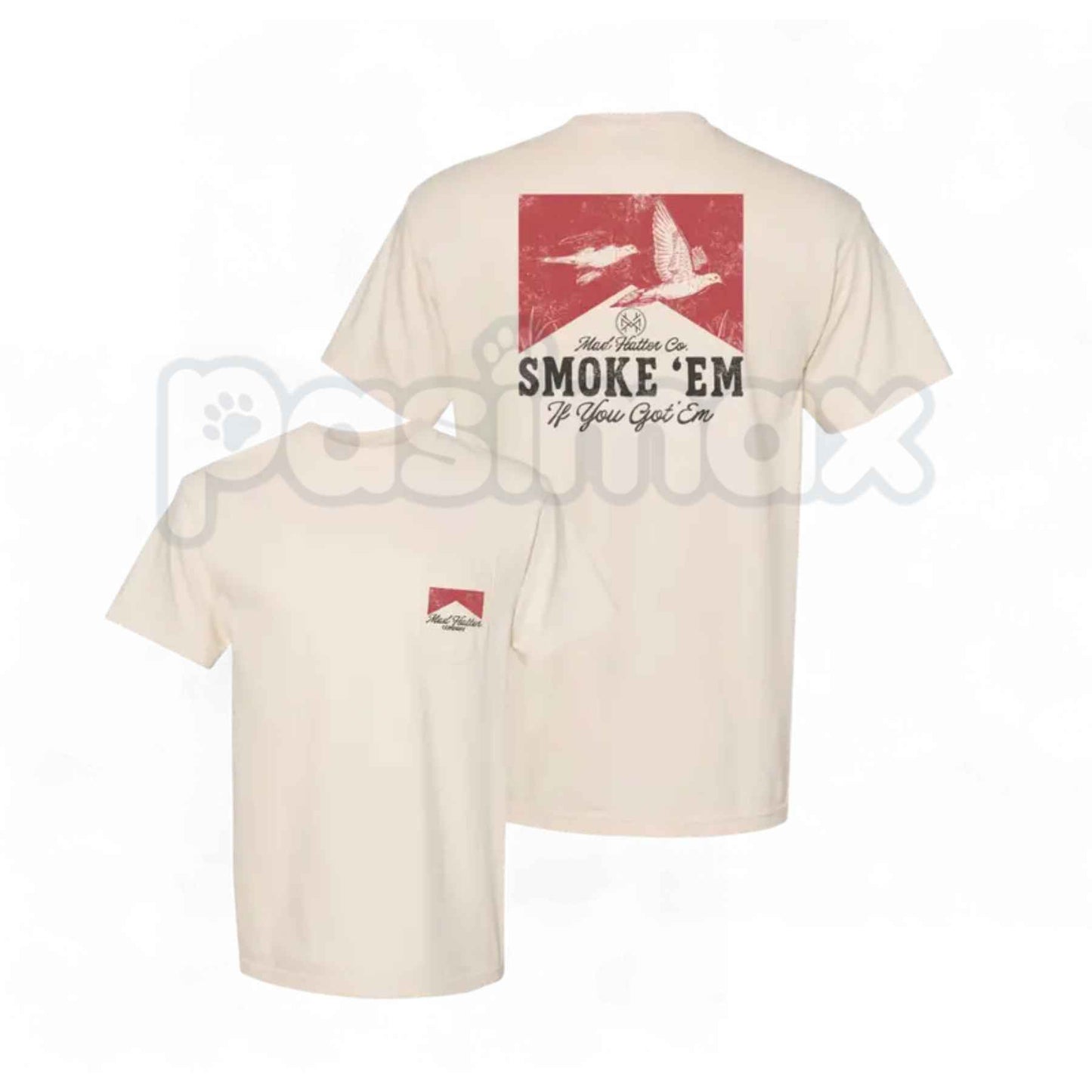 Smoke 'Em T-Shirt – Retro Automotive Racing Drag Strip Unisex Cotton Graphic Tee-Pasimax