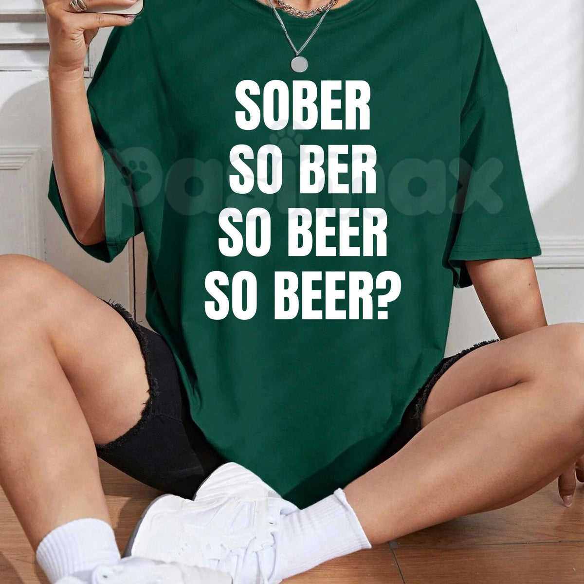 Sober So Ber So Beer Funny T-Shirt – Beer Humor & Bar Party Graphic Tee-Pasimax