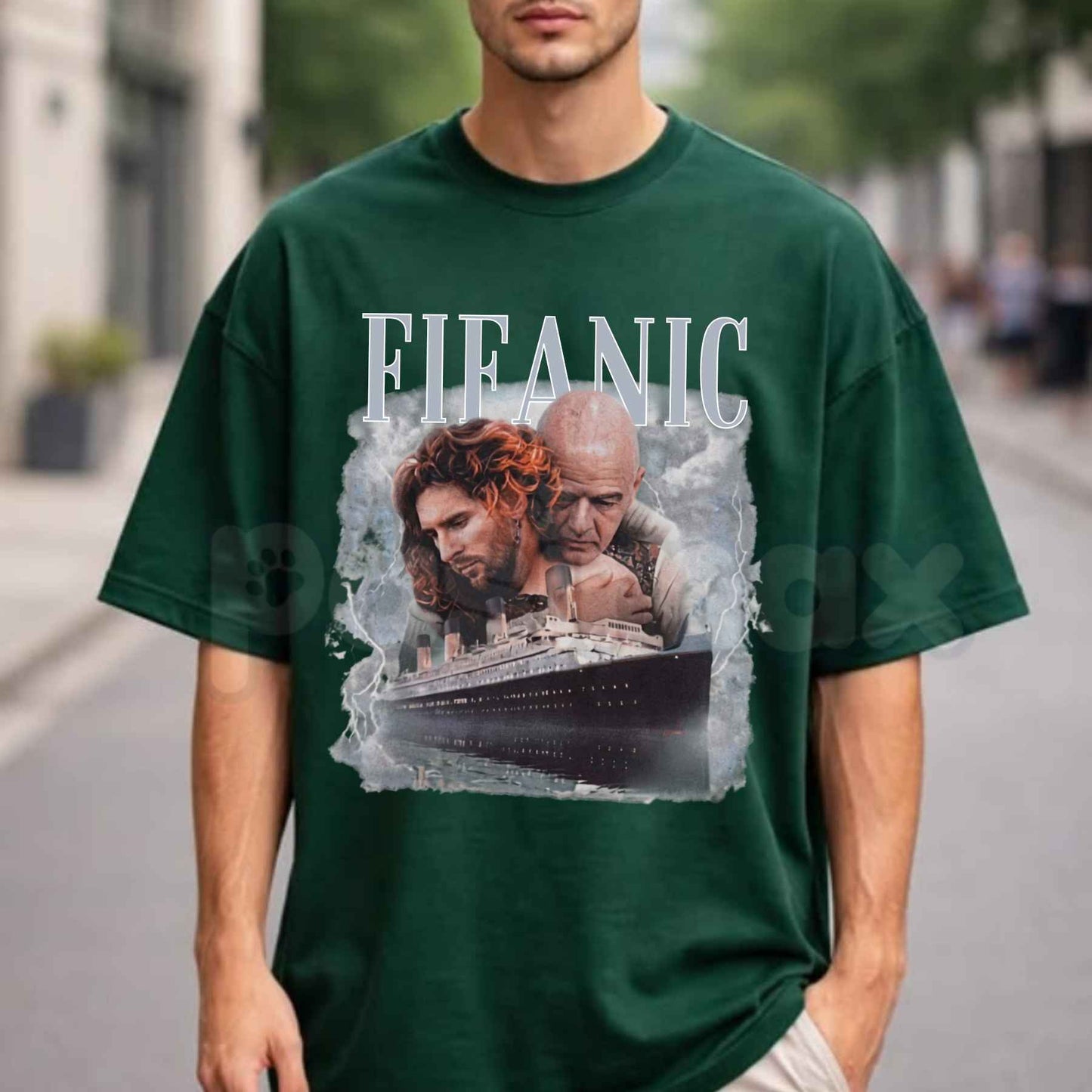 Son Of Fifanic Funny Shirt – Sarcastic Gaming Meme Graphic Tee, Witty Virtual Football Addict Unisex Cotton T-Shirt-Pasimax