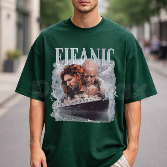 Son Of Fifanic Funny Shirt – Sarcastic Gaming Meme Graphic Tee, Witty Virtual Football Addict Unisex Cotton T-Shirt-Pasimax
